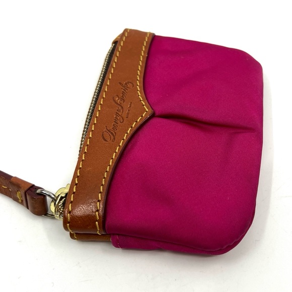 Dooney & Bourke Nylon Small Zippered Compact Coin Case Pink - Picture 3 of 16